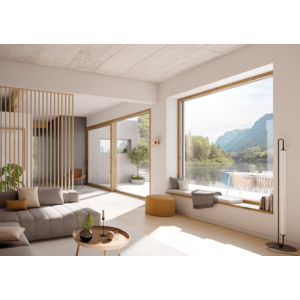 With a formulation based on natural and renewable raw materials, Aquawood Terra lays the foundation for sustainable window production. | © Gaulhofer