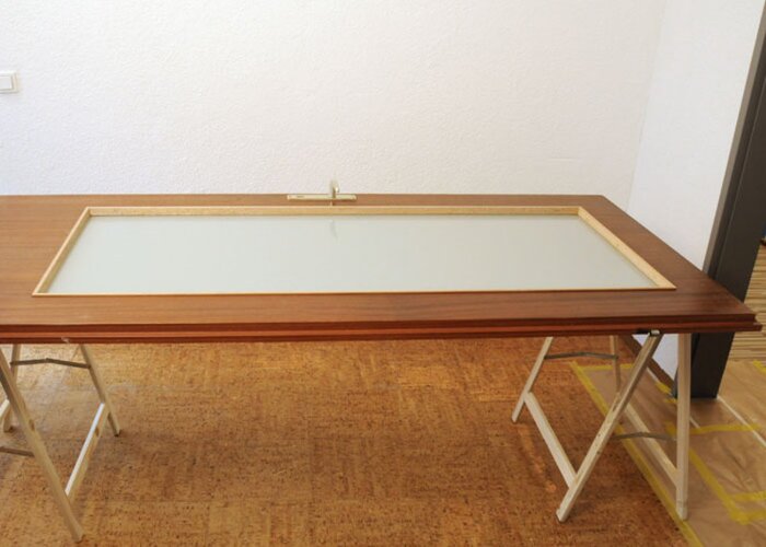 Step 1: Preparation: Remove the door from its hinges...