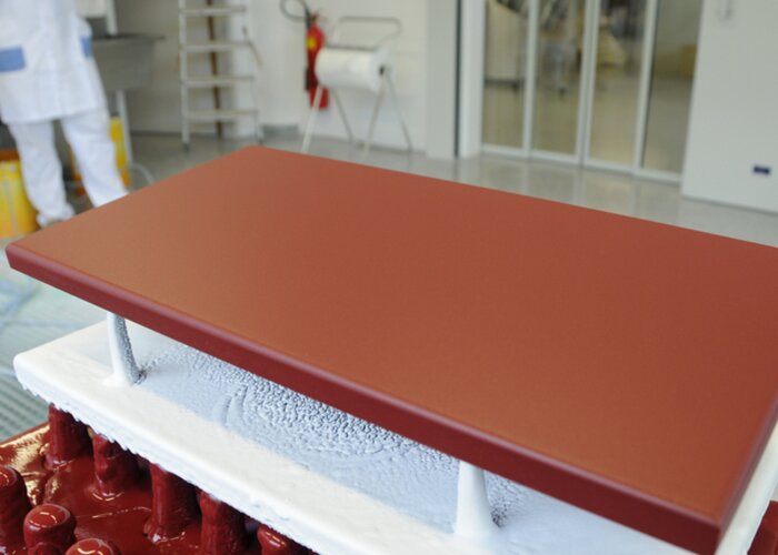 A perfect result - a matt and pleasantly textured and robust surface