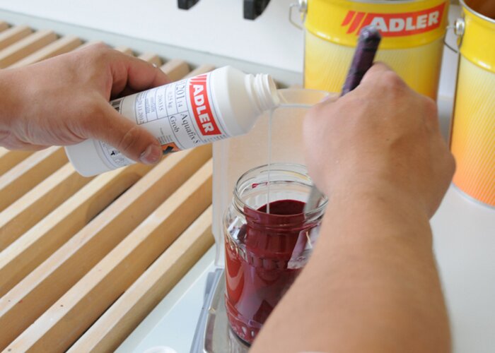 Step 4 – Stir Aquafix S