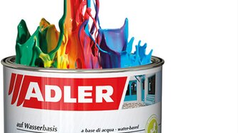 The popular universal paint VariColor and the natural Legno Oil from ADLER hold the "Cradle to Cradle" certificate. (Photo credits: ADLER)