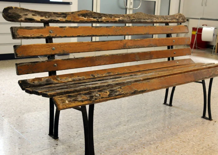 Painted wooden benches sales outdoor