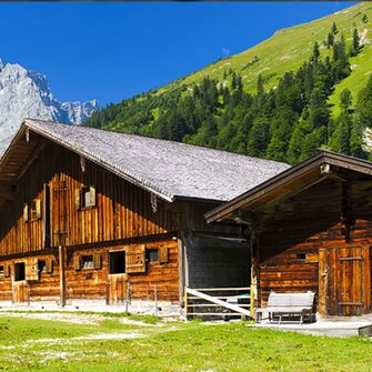 The ADLER mountain hut effect is based on the look of ancient alpine huts. 