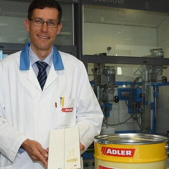 Dr. Albert Rössler, Director Research & Development, ADLER-Werk Lackfabrik. 