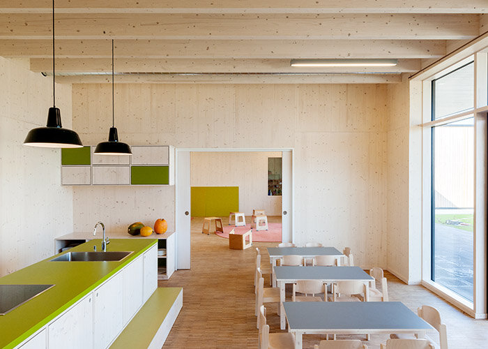 Lignovit Interior UV100 was used inside (photo: Antje Hanebeck)