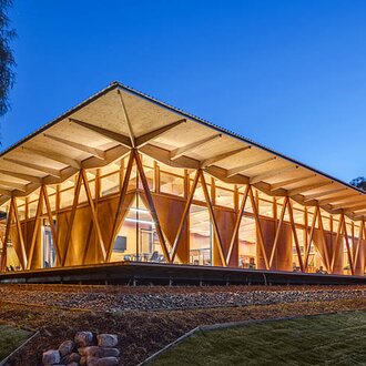 Free space for free thinkers, plenty of light and air for inspiration: the Macquaire University Incubator is a hotbed for ideas. Photo: Murray Fredericks